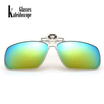 Kaleidoscope Glasses Men Polarized Clip On Sunglasses Women 