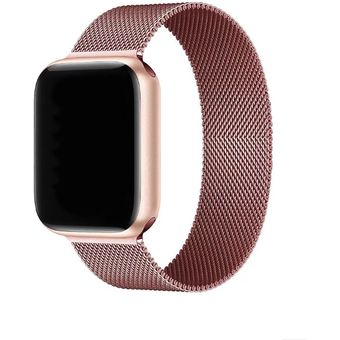 Pulso Tipo Milanesa Met lico Para Apple Watch 42 44 45mm bronce