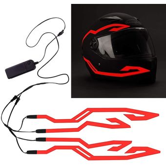 Luz led para casco de online moto