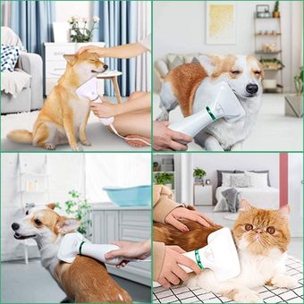 Cepillo Secador Mascota 2 En 1 Peine Pelo Para Perro y Gato