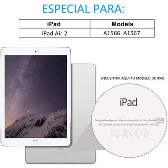 Funda + Mica de Vidrio + Lápiz Táctil para Ipad Air 2 A1566 A1567 | Linio  Perú - LO745EL15RQD1LPE