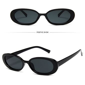 Goggle Kurt Cobain Glasses Oval Sunglasses Ladies Trendy Uv 