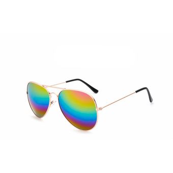 Gafas De Sol Aviador Hombre Mujer Sunglasses Uv400 Espejo Azul Claro con  Ofertas en Carrefour