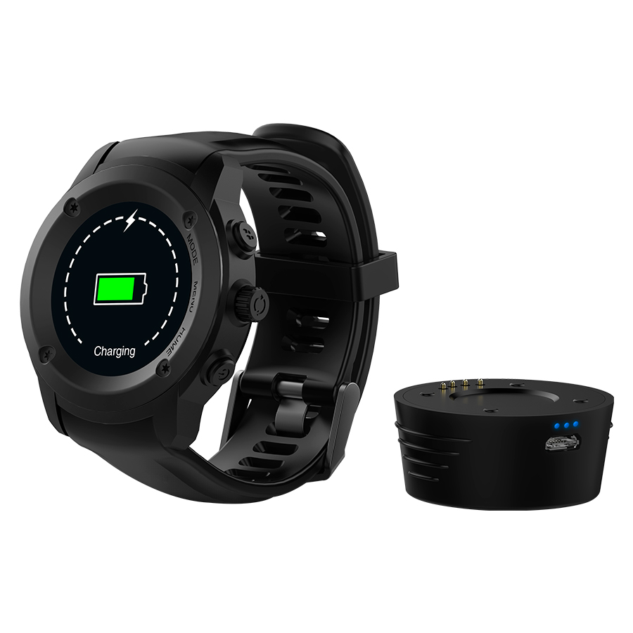 GHIA SMART WATCH DRACO 13 TOUCH HEART RATE BT GPS  COLOR NEGRO