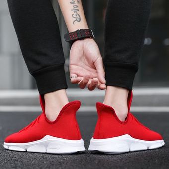 Zapatillas de deporte de gran tamaño para hombre Zapatillas deportivas rojo 