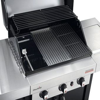 Asador a gas charbroil 3 quemadores + lateral infrarojo 63021