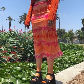 Falda de ocio con estampado Floral para mujer ropa de playa informa 
