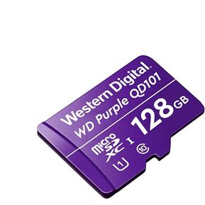 Memoria Micro SD 128GB WD Purple Para Video Vigilancia 24/7...