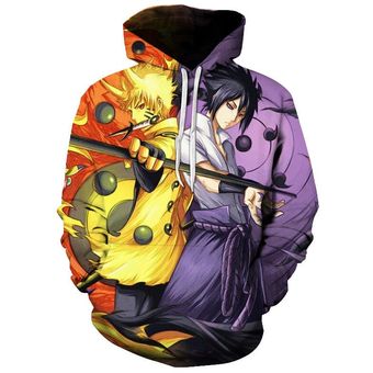 Primavera anime nuevo símbolo Naruto hombres Sudaderas con capucha d.. 