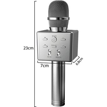 Micrófono Karaoke inalámbrico con Altavoz Bluetooth Q7