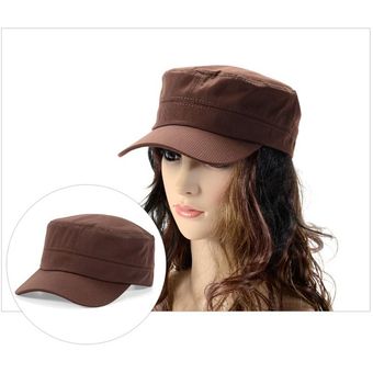 Hombres Mujeres sombrilla sombrero tapa plana transpirable sol protección Casual gorra para exterior nine668 #Army Green 