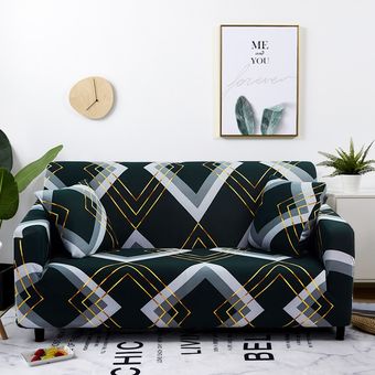#Color 13 Funda de sofá elástica geométrica para sala de estar,cubierta de esquina seccional del sofá moderna,sillón,1234 asientos 