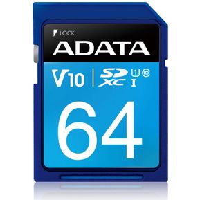 Memoria SD 64GB ADATA V10 Clase 10 Video Full HD Camara DSLR...