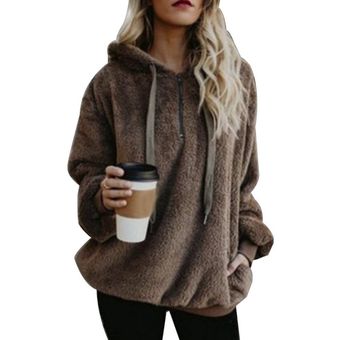 Sudadera con capucha suéter sólido suéter de otoño e invierno con capucha térmica Sudadera con capucha suéter sólido suéter de otoño e invierno con capucha térmica