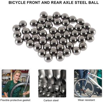 Bicicleta de bola de acero de piezas de recambio provisto de 4mm 5mm 6mm 8mm 9mm 10mm-plata-4 