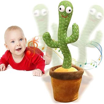 Cactus Bailarín Peluche con 120 canciones juguetes para bebes y