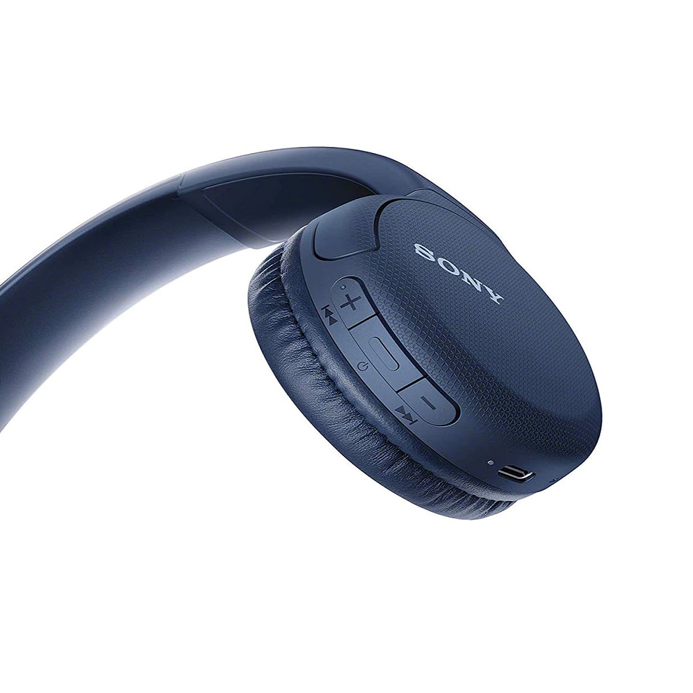Audífonos Diadema Inalámbrico Bluetooth Azul WH-CH510 Sony