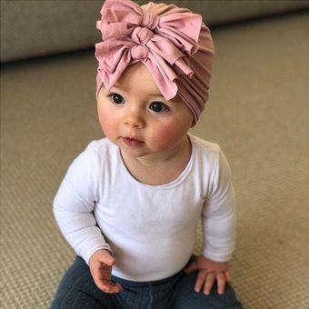 Diadema con lazo para bebé y niña,turbante,bonito,recién l 