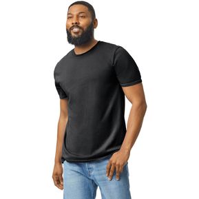 Camiseta Hombre Negro Gildan 64000