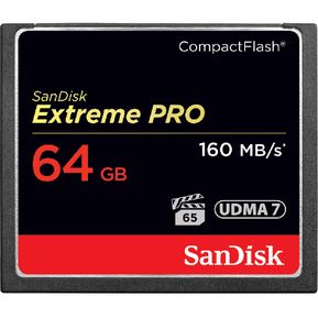 Tarjeta De Memoria Compact Flash 64GB Sandisk Extreme Pro 16...