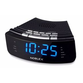 Radio Reloj Noblex Rj950 Am/fm Alarma Doble Entrada Auxiliar
