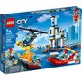 Lego City 60308 Policías Y Bomberos Misión En La Costa