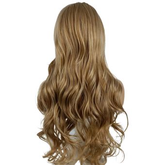 Rizado del cabello peluca mujeres Gradiente peluca de pelo largo rizado de pelo natural - | Linio México - GE598HB0Y18RMLMX