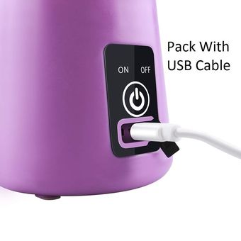 Mini licuadora portátil recargable con cable usb