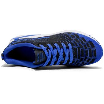 Calzado deportivo de todo fósforo de moda coreana para hombre-Azul 
