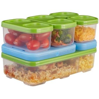 Topper Plegable para Alimentos Box Lunch Verde