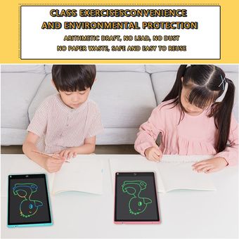 # 12 pulgadas de colores rosa 12  9.5 pulgadas LCD Escritura Tableta Dibujo electrónico Dibujo Doodle Tablero Digital Colorido Pad de escritura a mano Regalo perfecto para niños y adultos 
