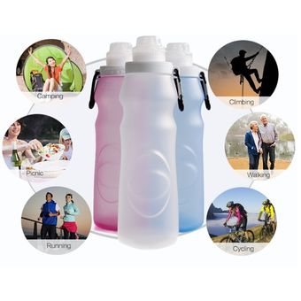 Botella Plegable Termo Plegable Camping Termo Deportivo