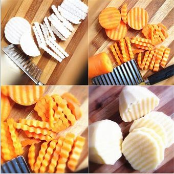 Cortador espiral patatas cortador ondulado cuchillo cortador de verduras cortador de patatas pelador cuchillo de cocina accesorios de cocina 