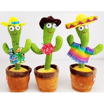 Torcer eléctrica electrónica de baile encantador Cactus regalo de juguete para niños 