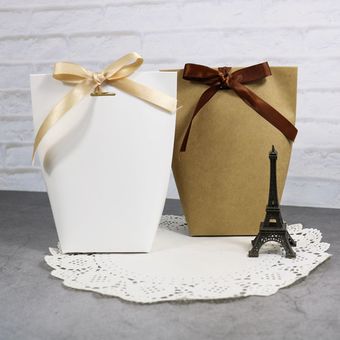bolsa embalaje de regalo de boda Bolsas de papel Kraft para dulces 
