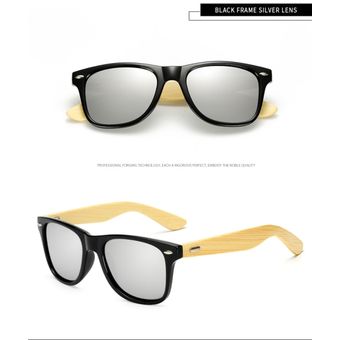 Polarización de las gafas de sol de madera diseño de marcamujer 