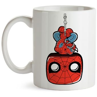 Mug Spiderman Telaraña Tipo Pop 