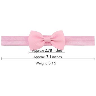 Niños Bowknot Banda Elástica Bebé Niña Mini Bowknot Banda * 