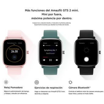Reloj Inteligente Amazfit GTS 2 Mini Smartwatch 1.55´´ Negro