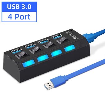 divisor Multi USB 3 0 varios puertos c Concentrador de red USB 3,0 
