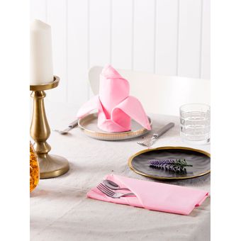 Servilletas de algodón para mesa servilletas de 46x46CM servilletas de tela mesa cena restaurante para fiesta de boda 12 Uds 