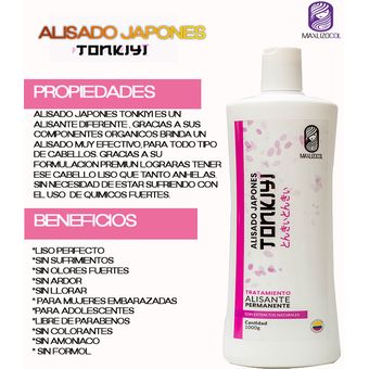 Alisado best sale japones beneficios