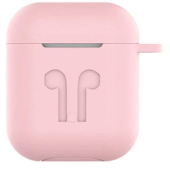 estuches audifonos apple airpods gen 1 plastico color rosado