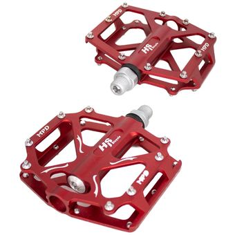 Pedales para bicicleta BMX 1 2 aluminio rojo ALNC 548 HS Linio