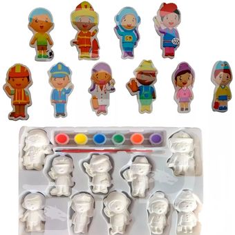 Ceramica Figuras En Yeso Kit De Pintura Para Niños Y Adultos