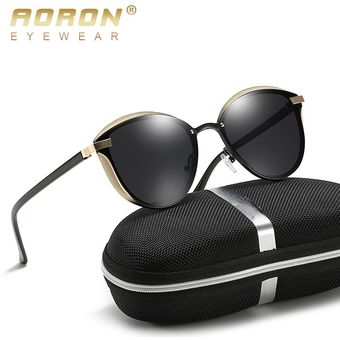 Gafas de sol polarizadas circulares retro Aoron gafas demujer 