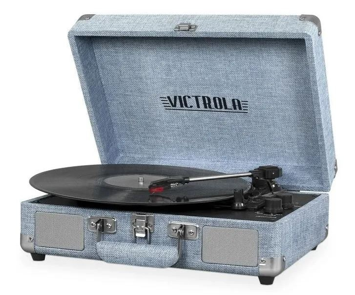 Tocadiscos Vintage Victrola Portatil Bluetooth Vsc-550bt-ldb