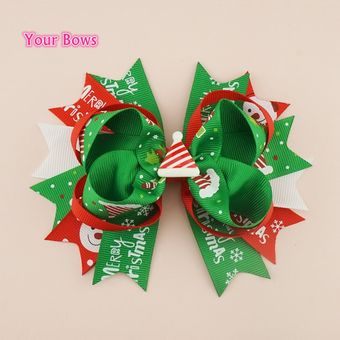 Su Arco 1 Bowknot De Cabello De 5 Pulgadas Con Horquilla 