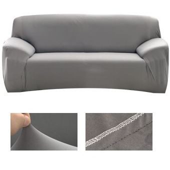#16 Funda de licra para el sofá,cubresofá elástico para asientos ideal para el salón,protector disponible en colores lisos,para sofás en forma de L es necesario comprar 2 piezas 