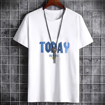 camiseta blanca informal para hombre 2021 camiseta de manga corta de algodón de verano para hombre 